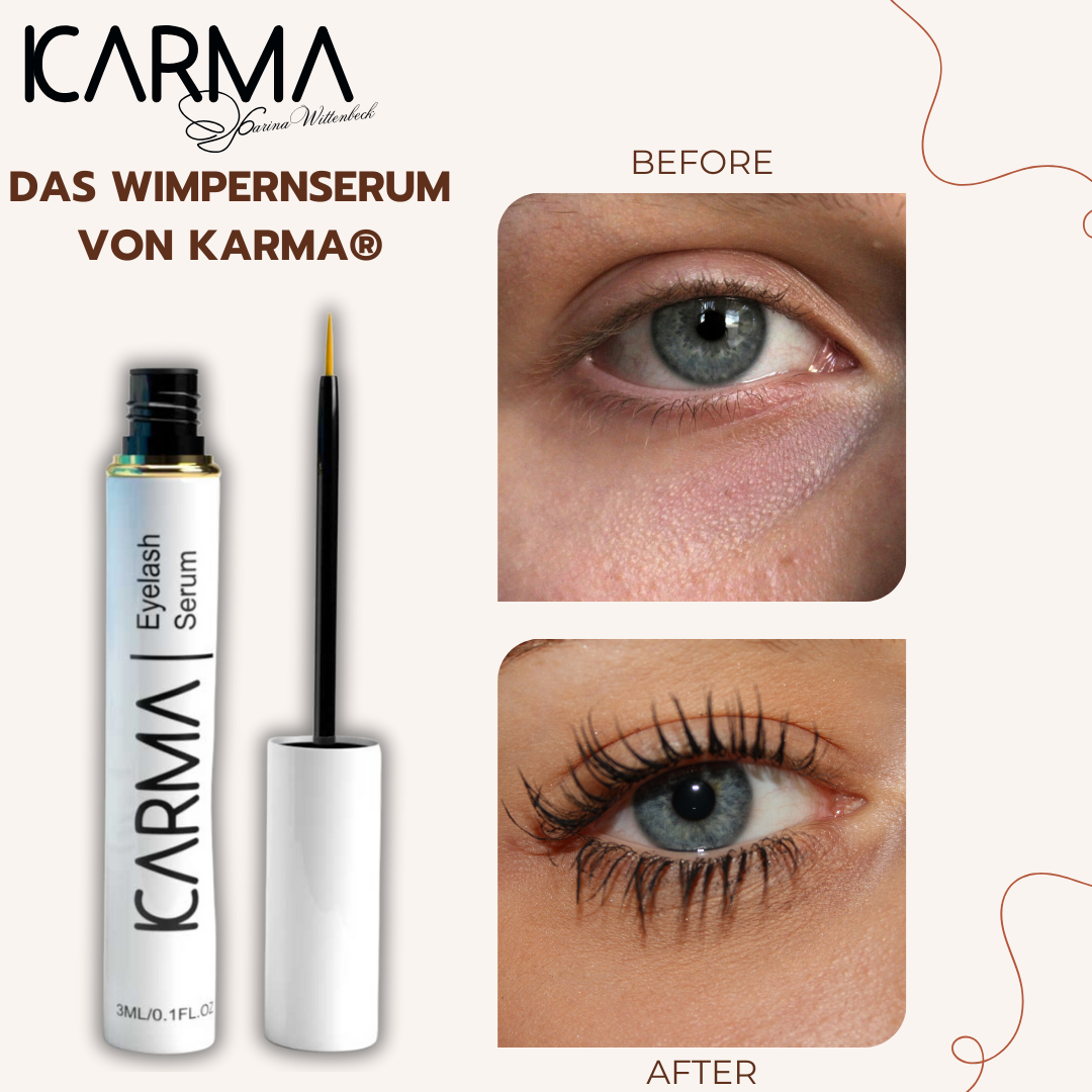 Karma® Nr. 1 Wimpern und Augenbrauen Serum +GRATIS Lippenbalsam
